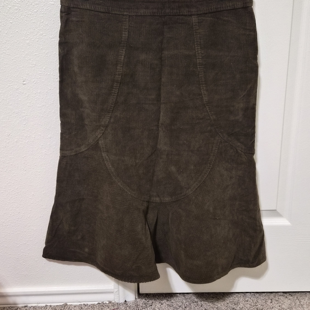 MaxMara Brown Corduroy Skirt